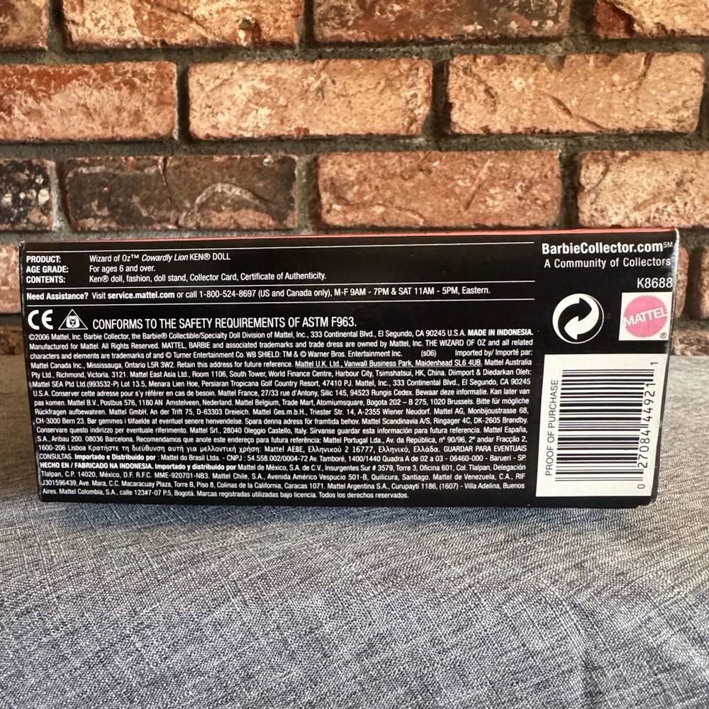 Barbie - Wizard of Oz Collection - Cowardly Lion - Picture 4 of 5